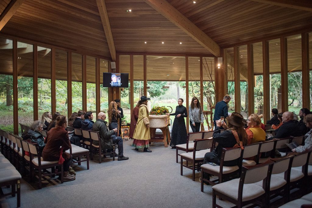Ceremony Gathering Hall at Greenacres Natural Burial Ground Epping